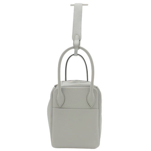 Lindy 26 Taurillon Clemence 皮革 钯金配件 蓝色冰川 W 印章