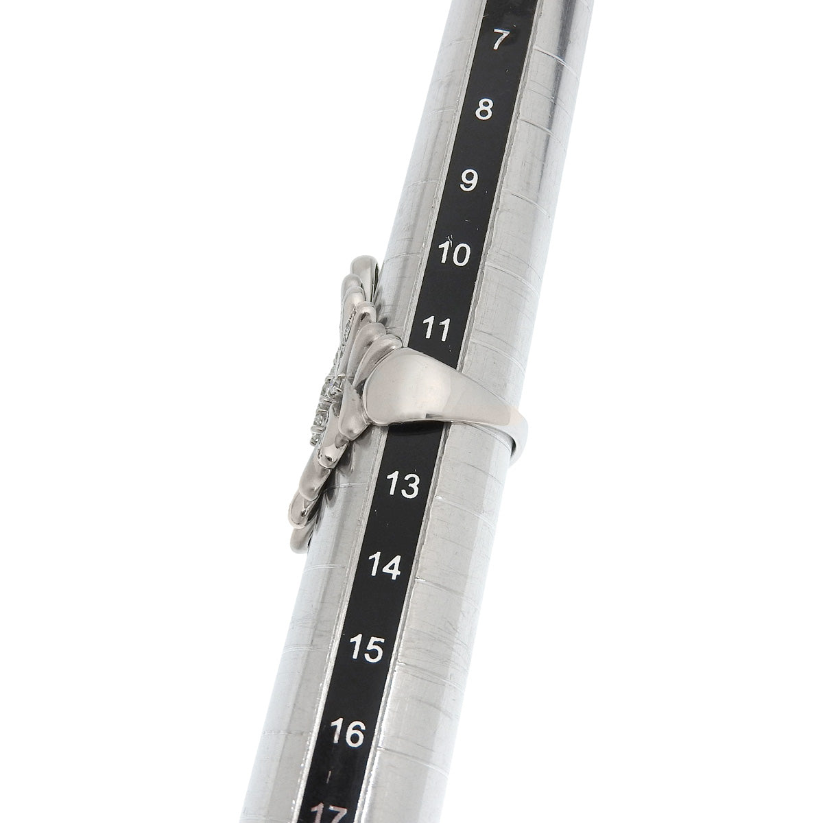 钻石戒指 0.74克拉 18K白金 WG 大款设计