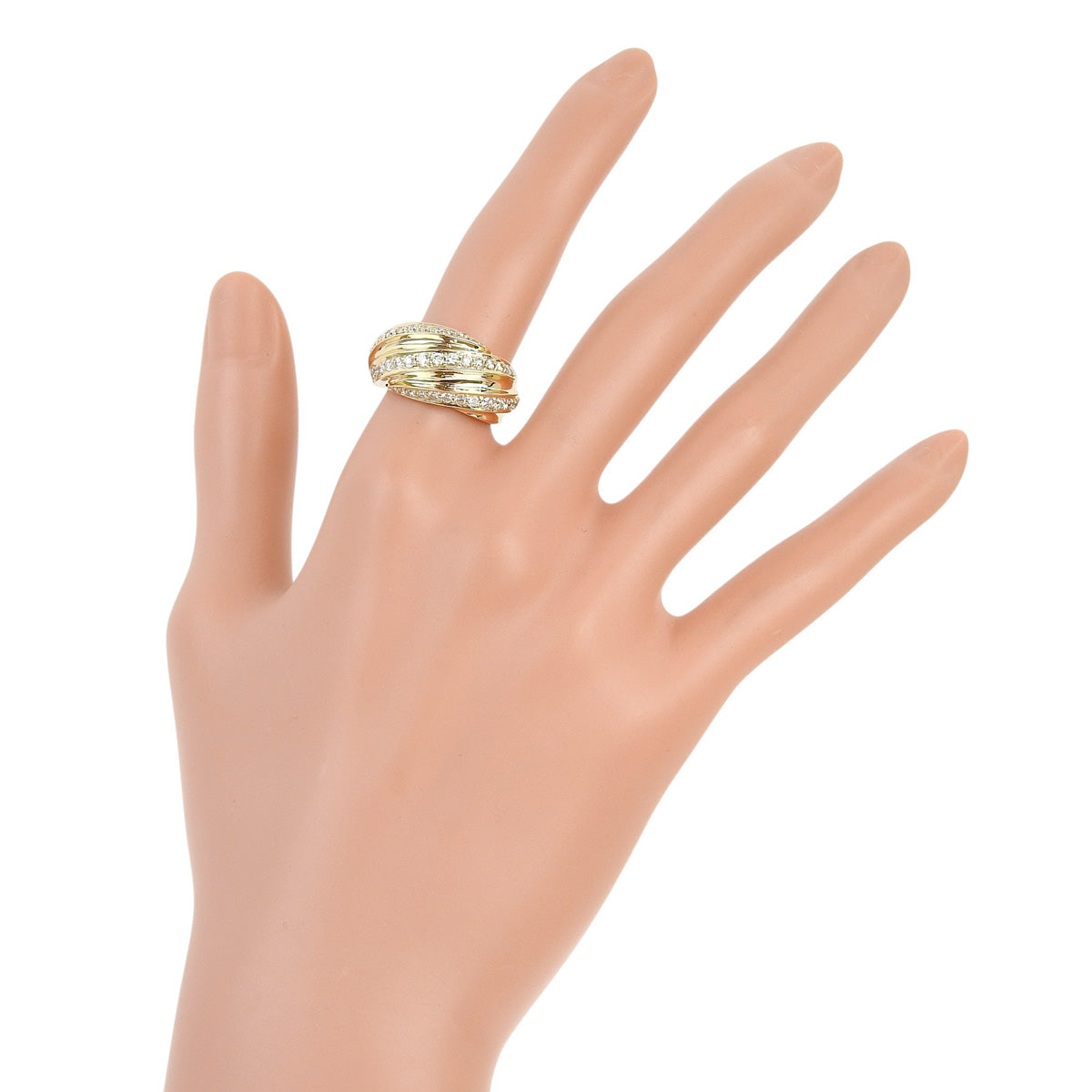 Diamond Ring D1.00 K18 Yellow Gold YG