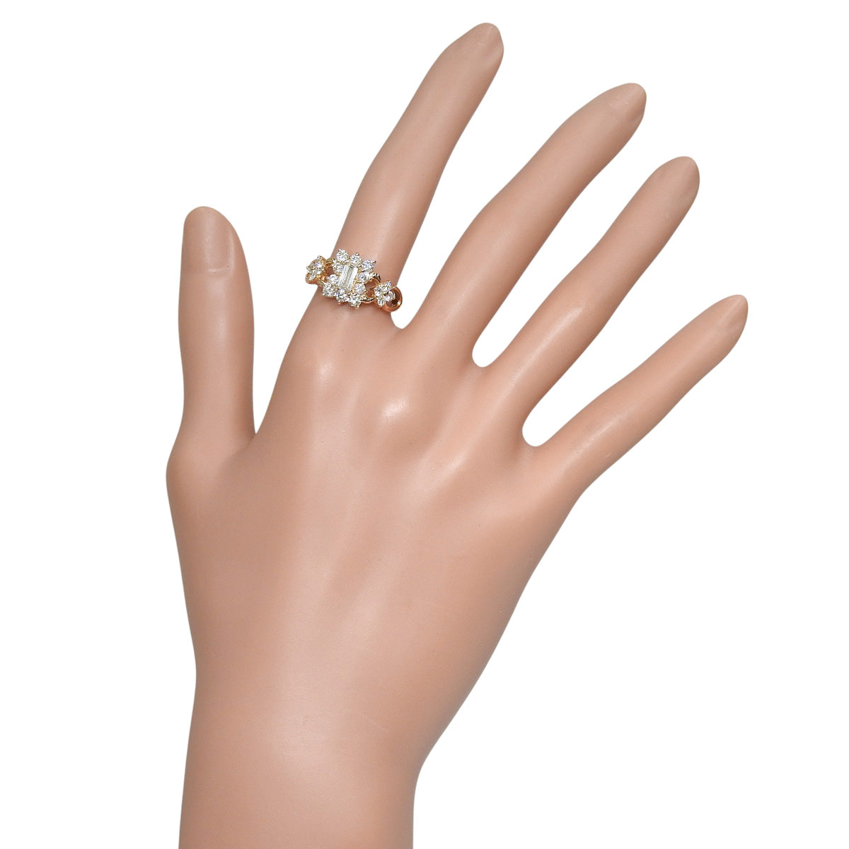 钻石戒指 D0.254,0.90 K18 粉红金 PG