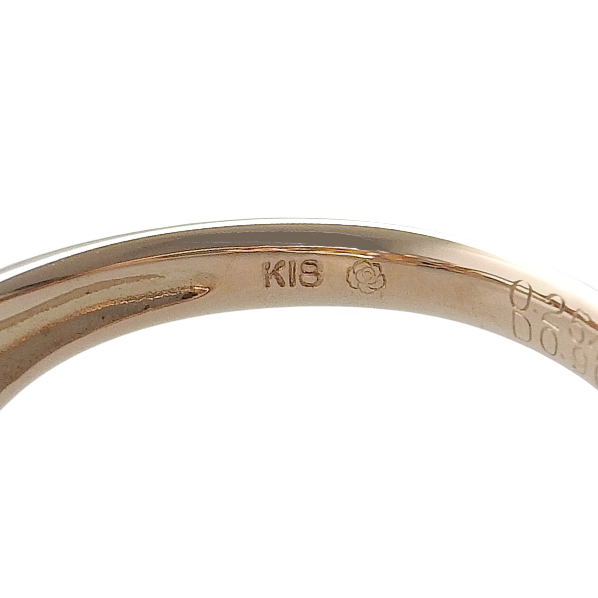 钻石戒指 D0.254,0.90 K18 粉红金 PG