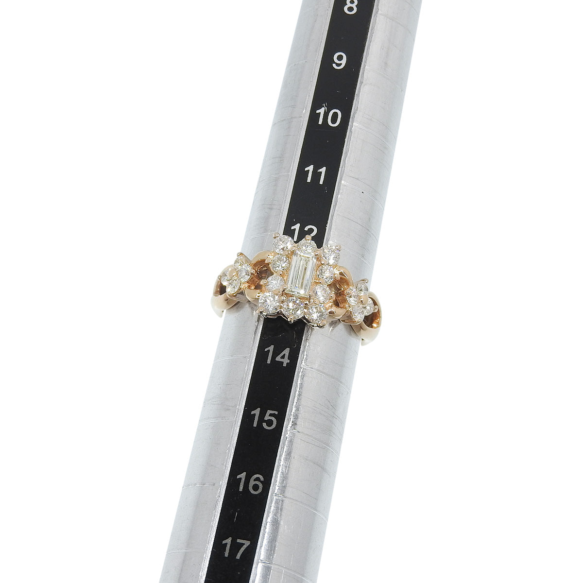 钻石戒指 D0.254,0.90 K18 粉红金 PG