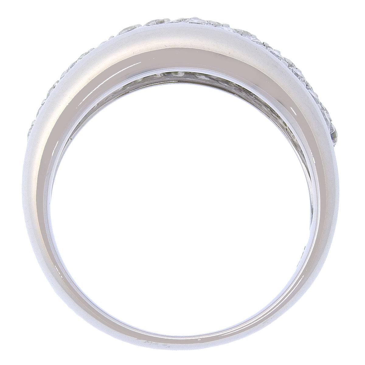 钻石戒指 D1.00 K18 白金 WG