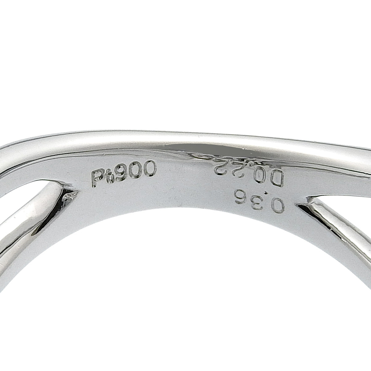 红宝石钻石戒指 R0.36/D0.22 Pt900铂金