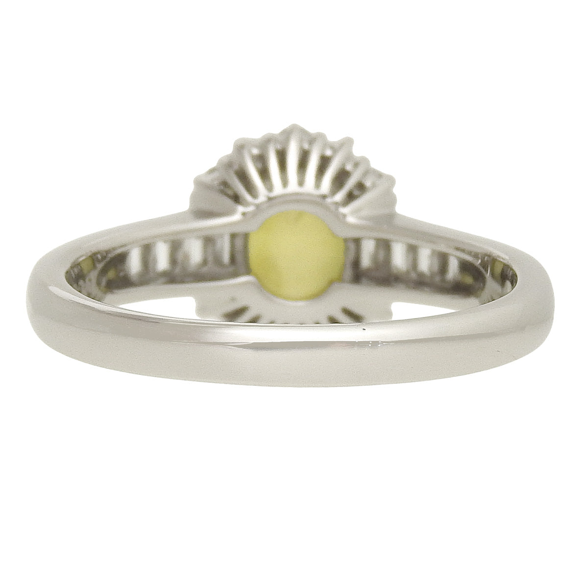 猫眼钻石戒指 CE1.35/D0.50 Pt900铂金