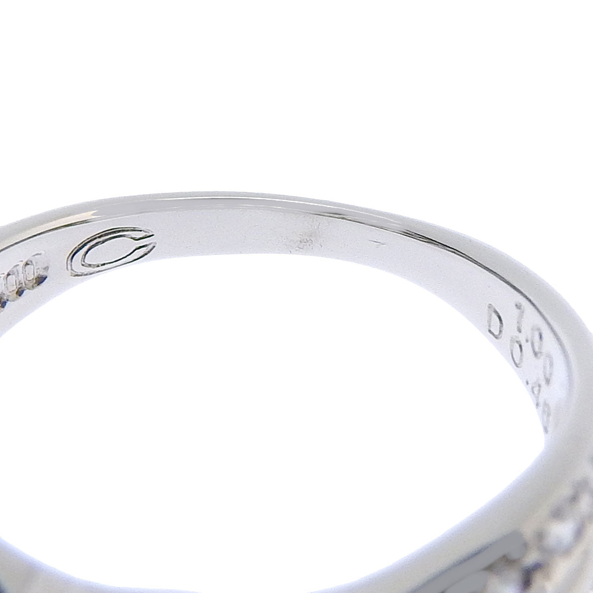 钻石戒指 D1.00,0.46 Pt900 铂金