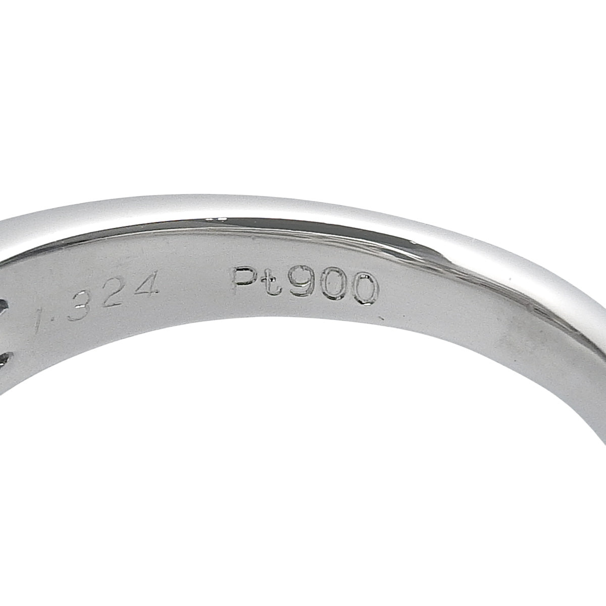 蓝宝石钻石戒指 S1.324/D0.76 Pt900铂金饰品珠宝