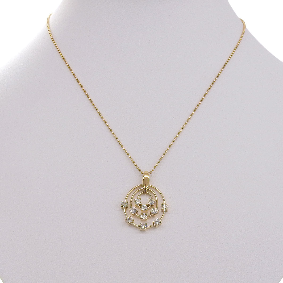 Diamond Necklace, 1.05 carats, 18K Yellow Gold