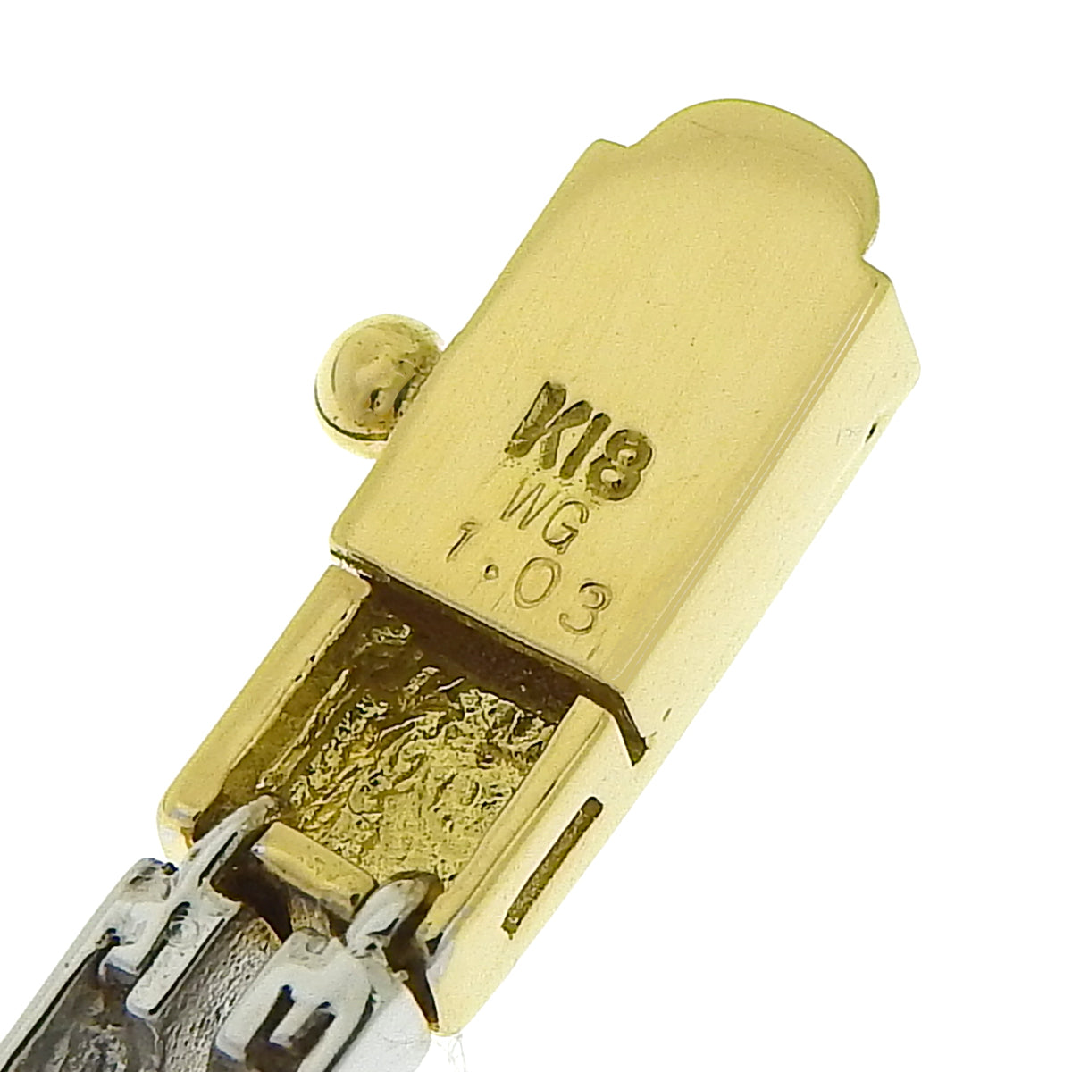 ダイヤモンド ブレスレット D1.03 K18 イエローゴールド YG K18 ホワイトゴールド WG