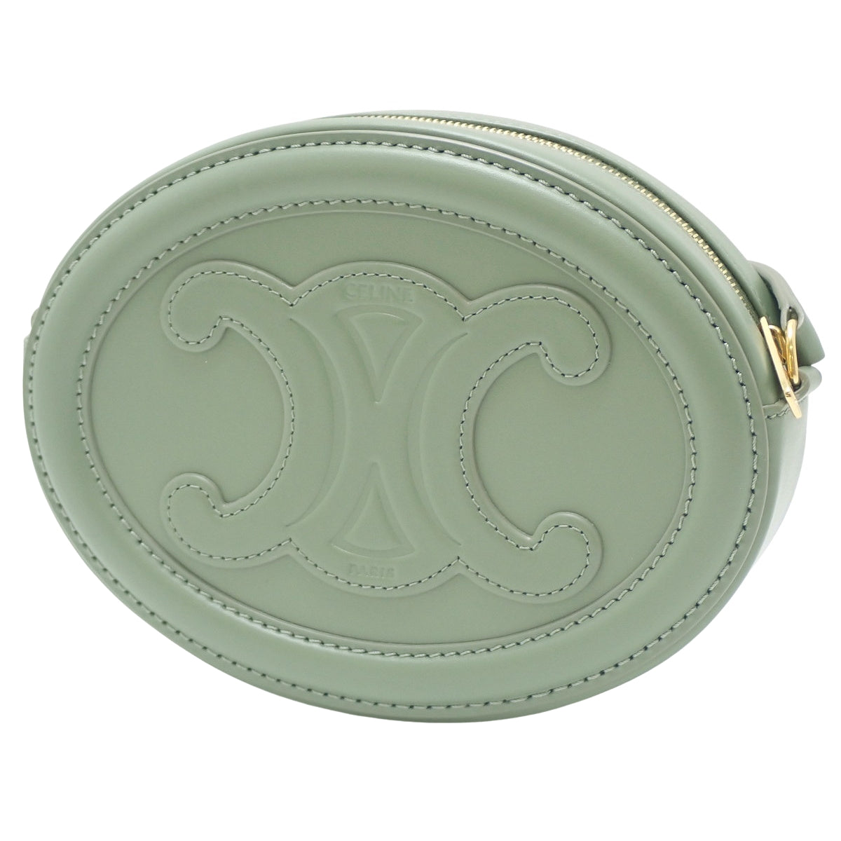 椭圆形钱包 Cuir Triomphe 小牛皮斜挎包 10I703DPQ