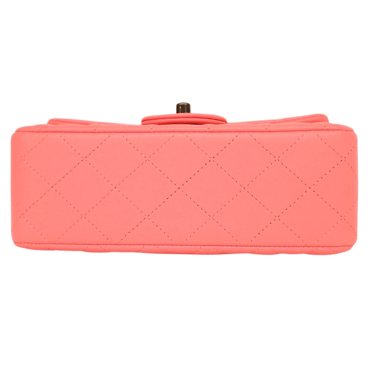 迷你绗缝链条单肩包，羊皮材质