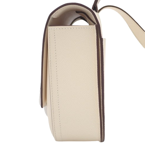 Della Cavalleria Mini Epsom Leather Nata with Palladium Hardware, B Stamp