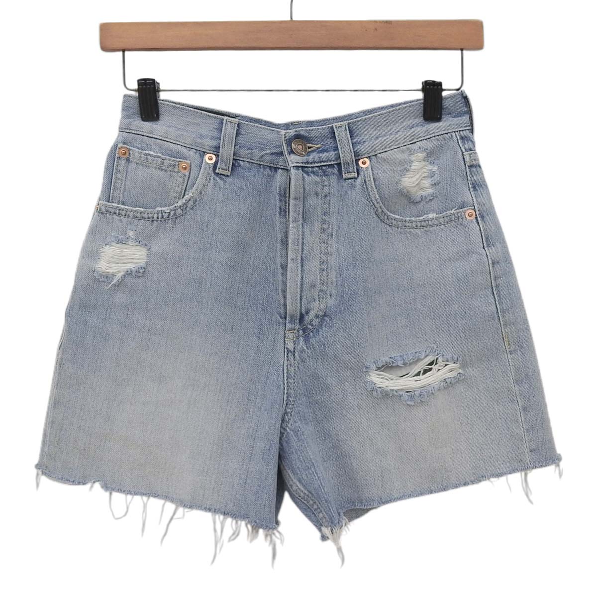 デニム ショートパンツ 22 ボトムス ダメージ加工