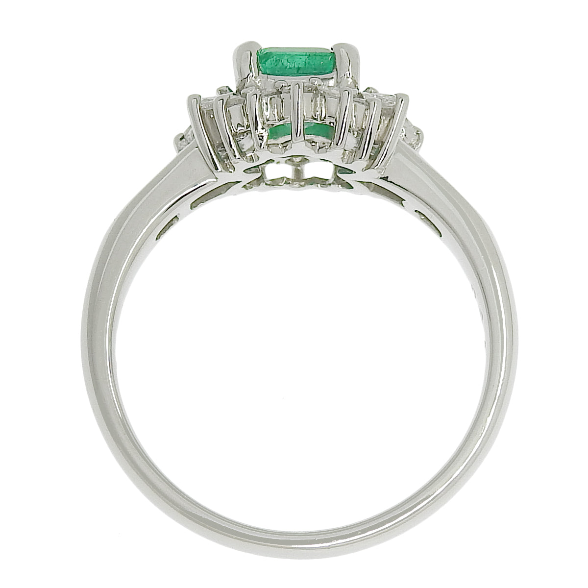 エメラルド ダイヤモンド リング E0.64/D0.43 プラチナ Pt900