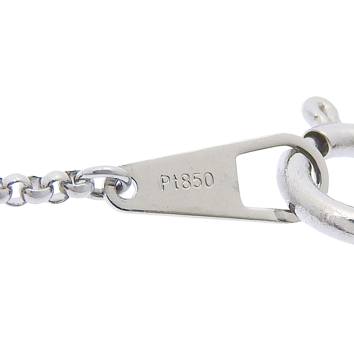 Single-diamond necklace, 1.001 carats, platinum (Pt850 and Pt900)