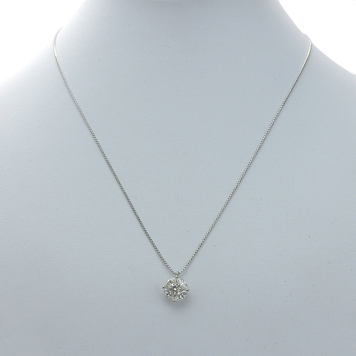 Diamond Necklace, 1.03 carats, Platinum (Pt850)