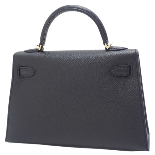 Mini Kelly Doo（外缝线）Mini Kelly 2 肩背包，Epsom 皮革，W 印章