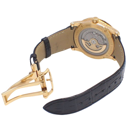 [保修期在内] RDDBEX0863 Excalibur PG/皮革自动腕表，玫瑰金，限量8枚，钻石