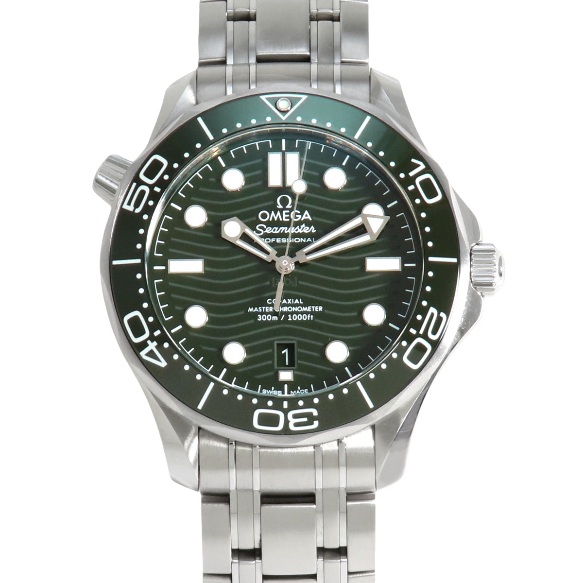 Seamaster Diver 300 210.30.42.20.10.001 Stainless Steel Green Automatic