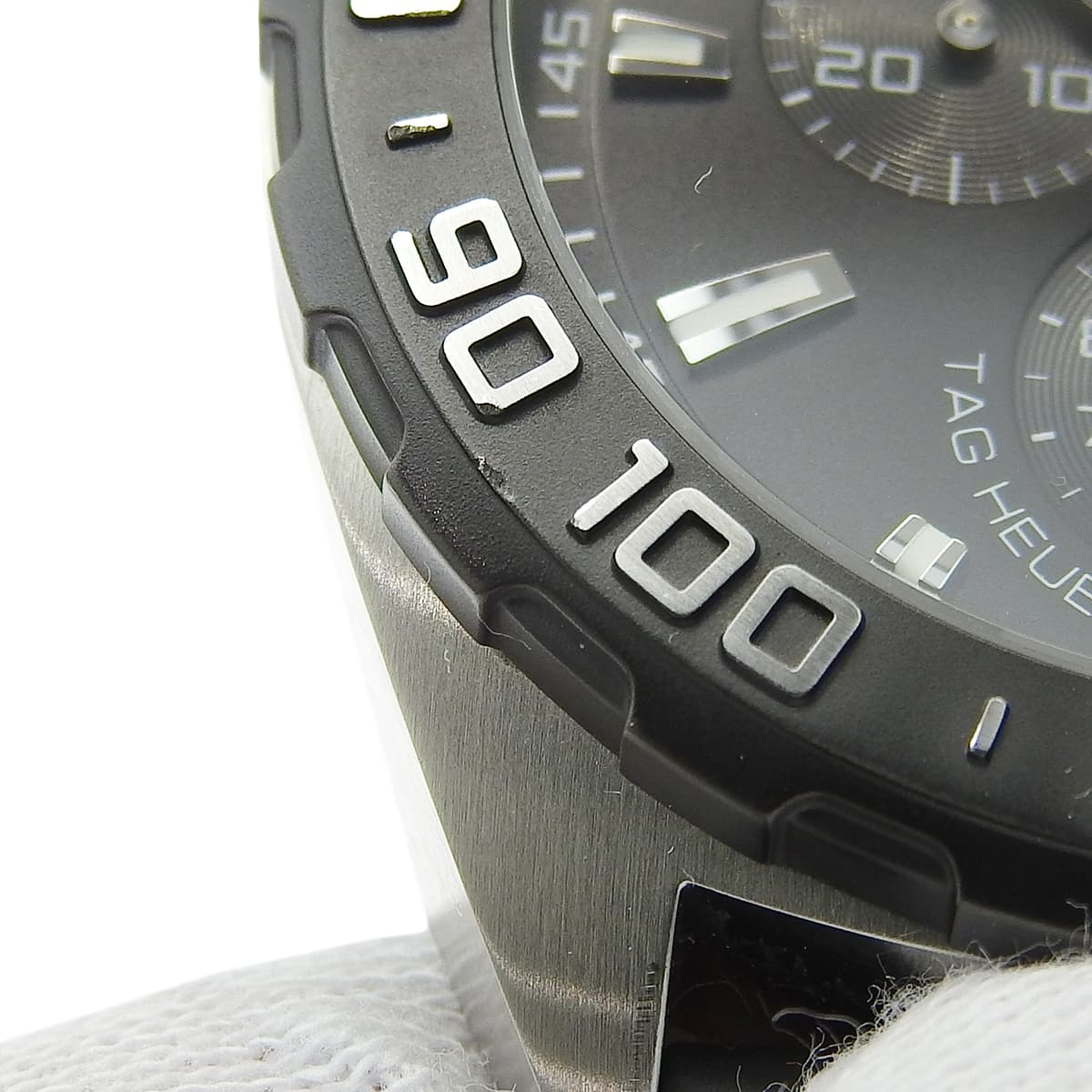 CAZ1010.FT8024 一级方程式计时码表 不锈钢/橡胶 石英表带 黑色