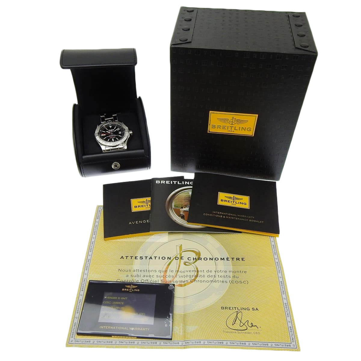 复仇者二代 GMT A3239011 SS 自动男士腕表