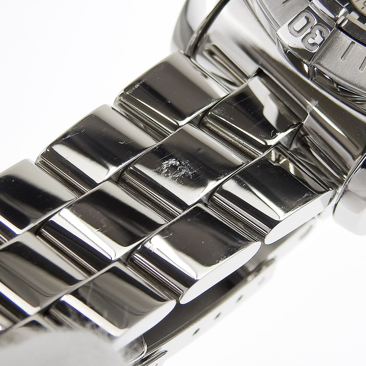 超级海洋计时码表星期日历 A13340 不锈钢黑色自动男士腕表