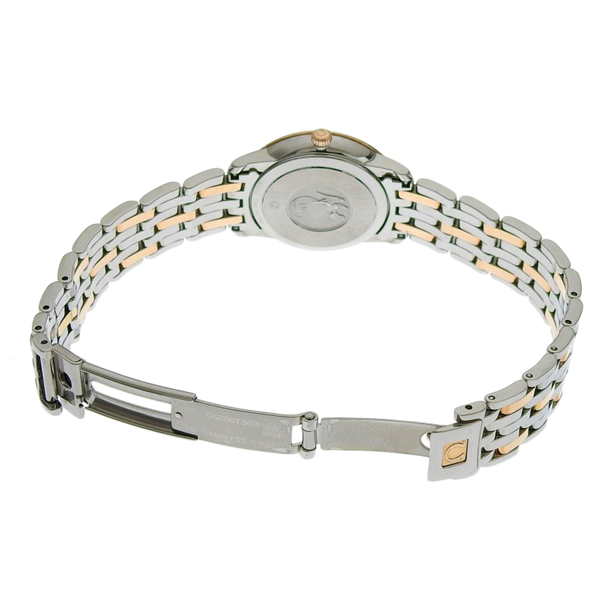 デヴィル プレステージ 424.20.27.60.52.002 SS ダイヤインデックス/バタフライ クオーツ レディース