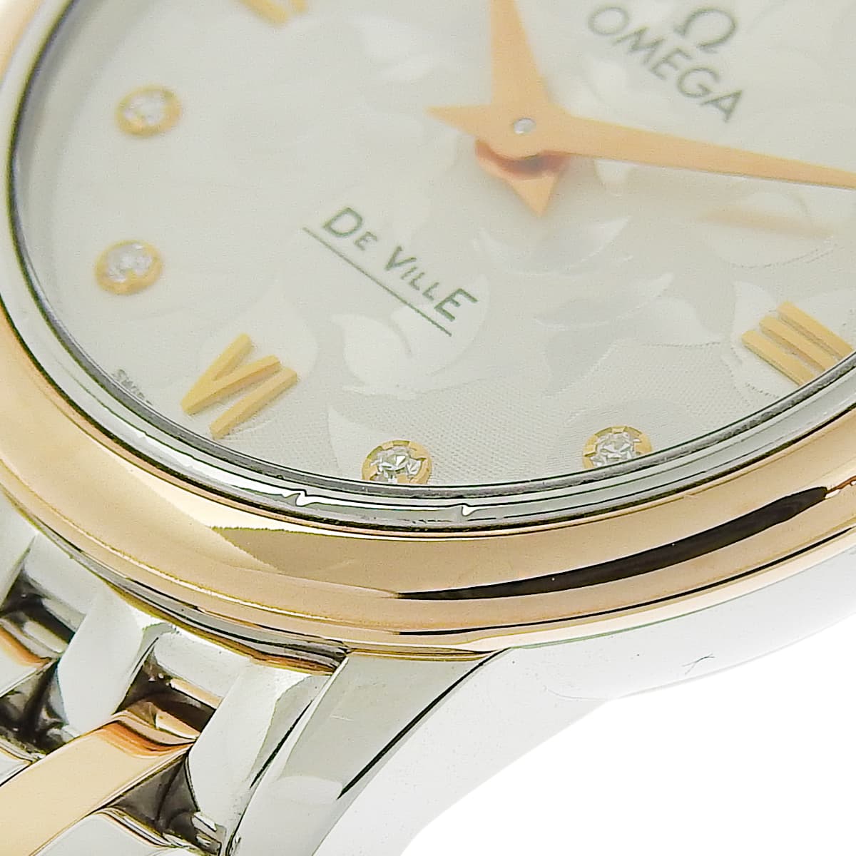 德维尔 Prestige 424.20.27.60.52.002 SS 钻石指针/蝴蝶石英女士腕表