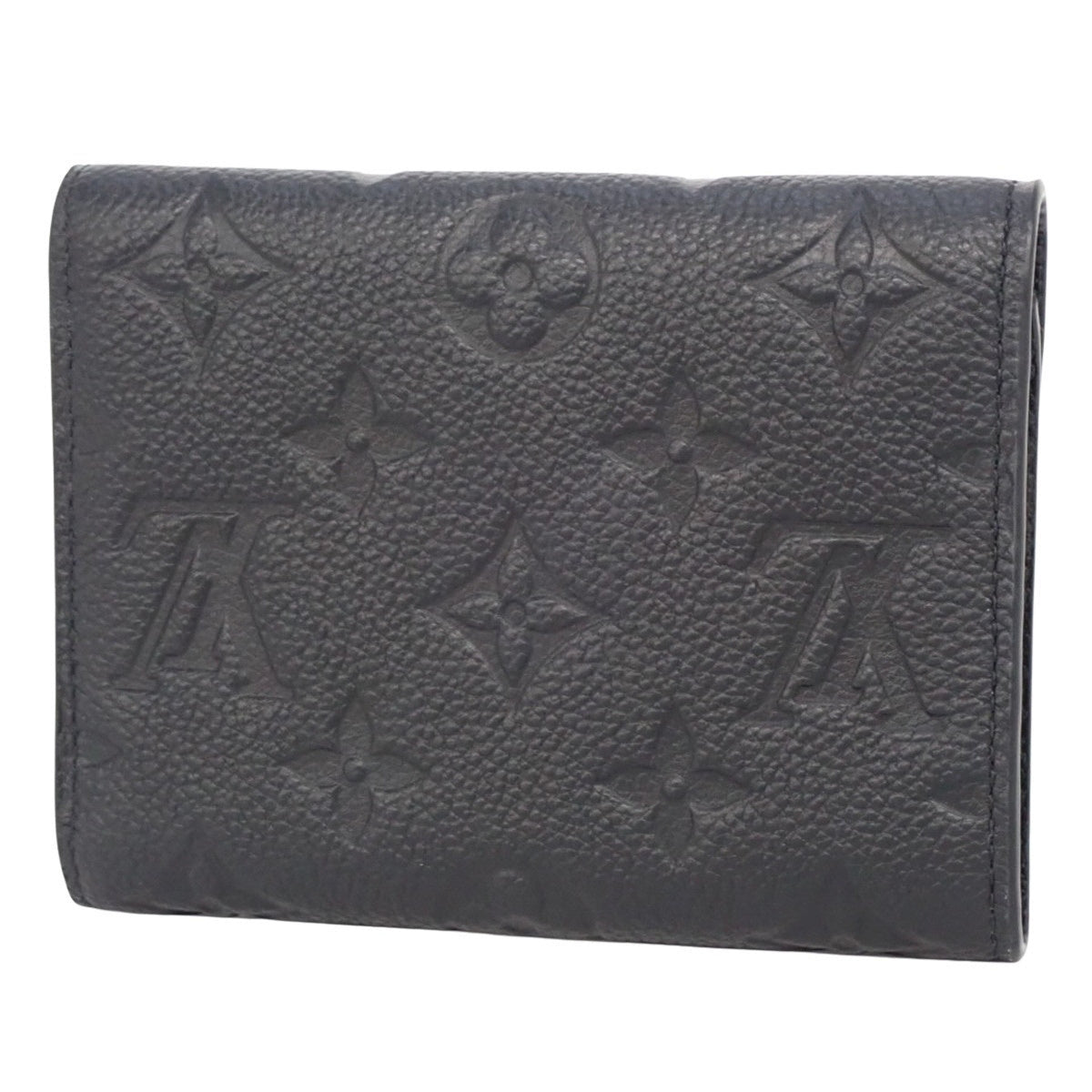 Monogram Empreinte Portefeuille Victorine Tri-fold Mini Wallet in Monogram Empreinte Noir, M64060
