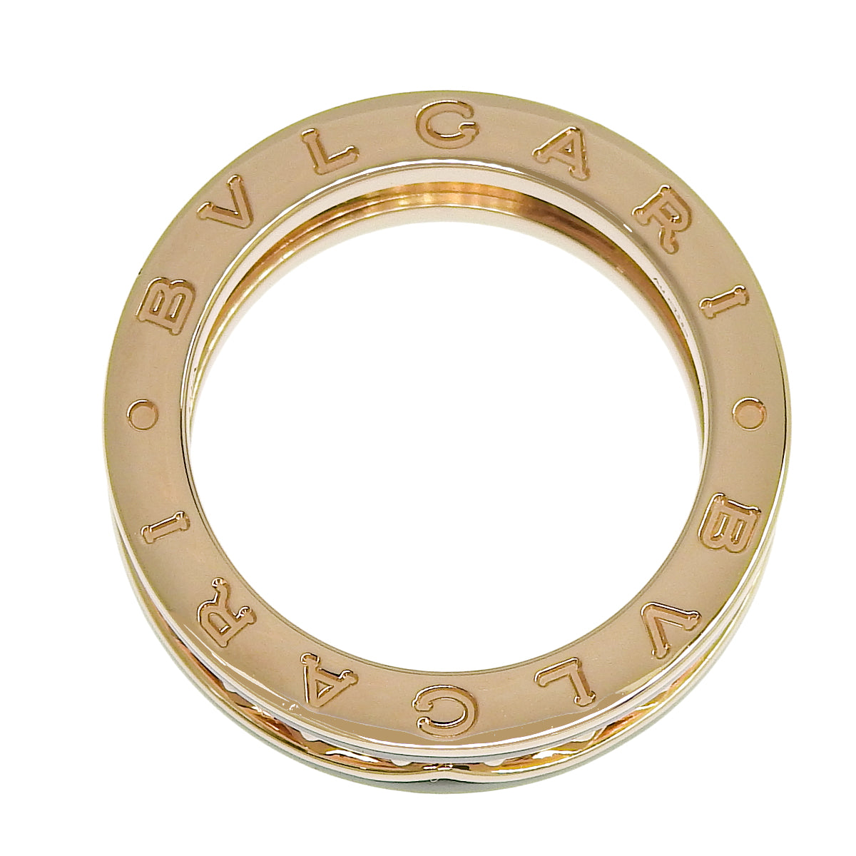 B.zero1 Rock Ring, 18K Pink Gold (PG), Ceramic