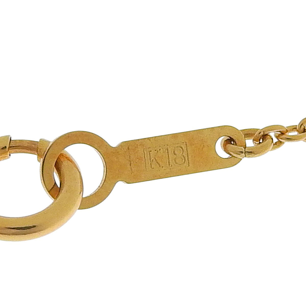 ハート パール ネックレス アコヤ真珠 イエローゴールド K18YG 4.0g