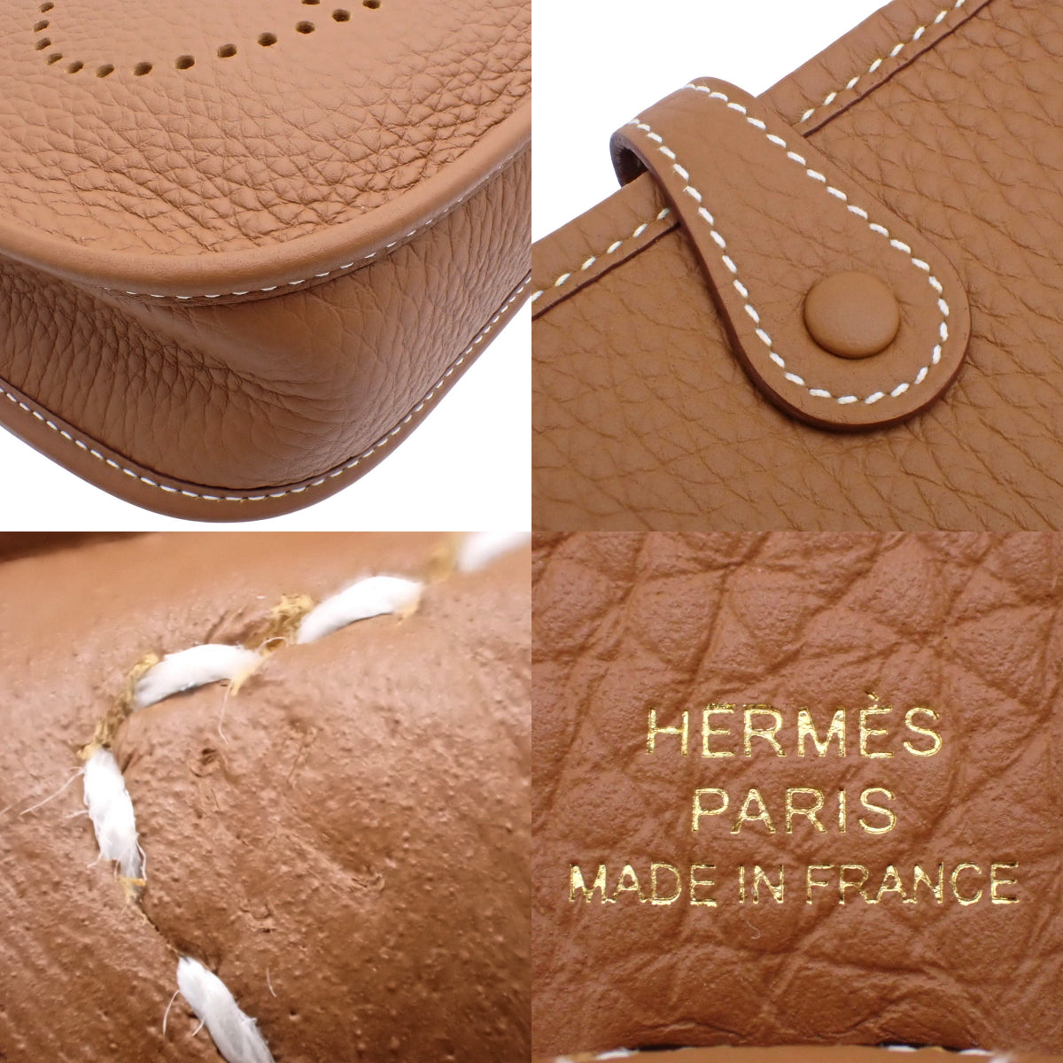[New] Evelyn Amazon TPM Short Evelyn Taurillon Clemence Gold K Stamp