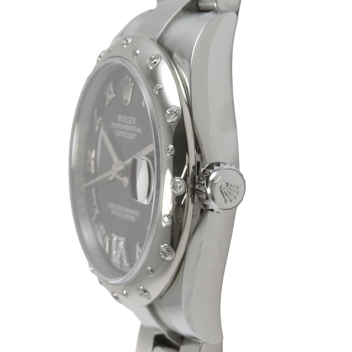 日志型31 178344 WG/SS 随机编号 紫色表圈镶钻 VI型钻石 自动上链