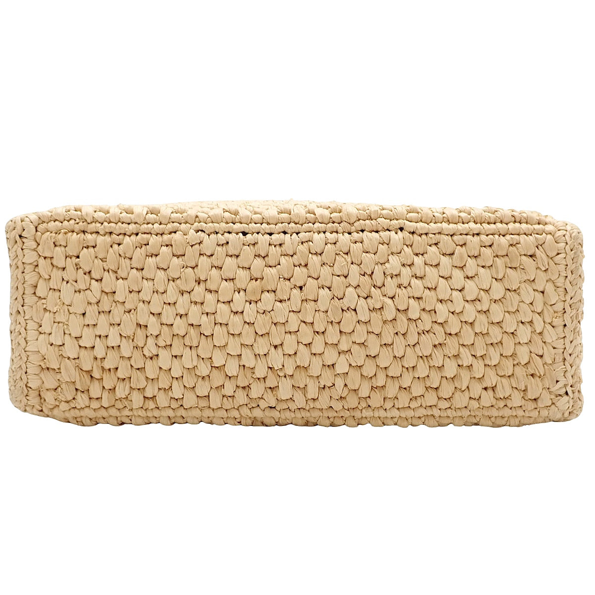 Standard A5 Tote Bag in Raffia and Leather