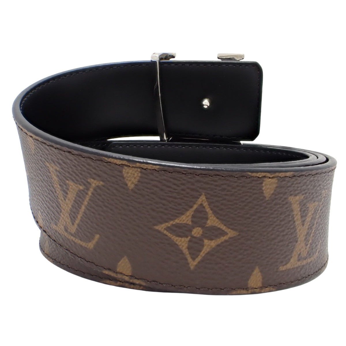 Monogram 腰带 - LV 首字母，40 毫米，双面可用，Santur 95/38，Monogram 小牛皮，M9821