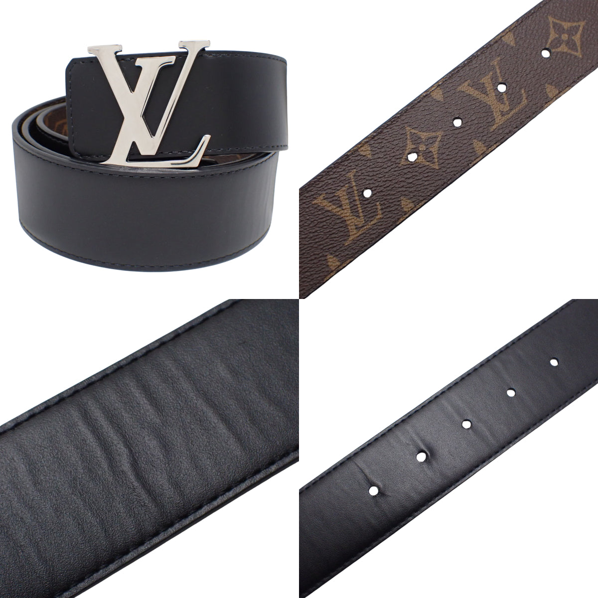 Monogram 腰带 - LV 首字母，40 毫米，双面可用，Santur 95/38，Monogram 小牛皮，M9821