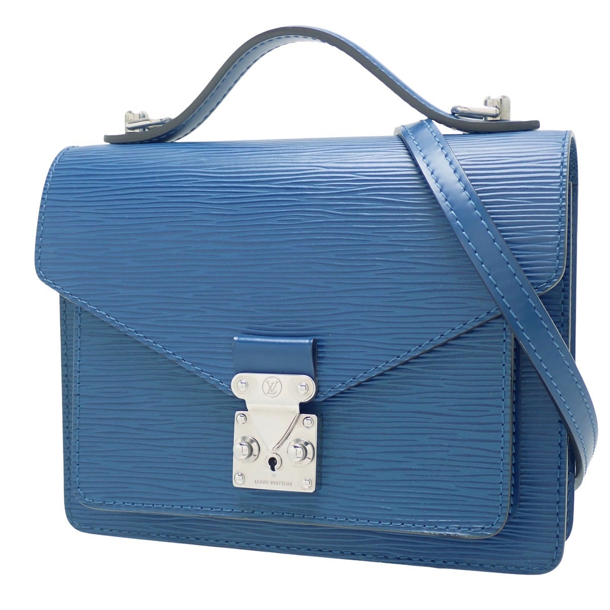 Epi Monceau BB Epi Leather Saphir M40976