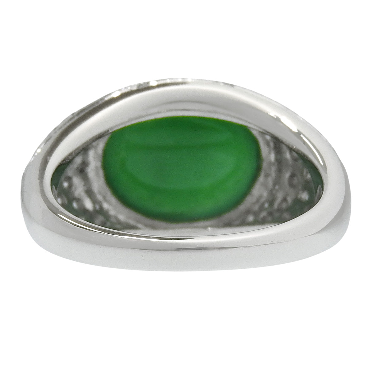 ジェイダイト リング H6.87/D1.30 Pt900プラチナ