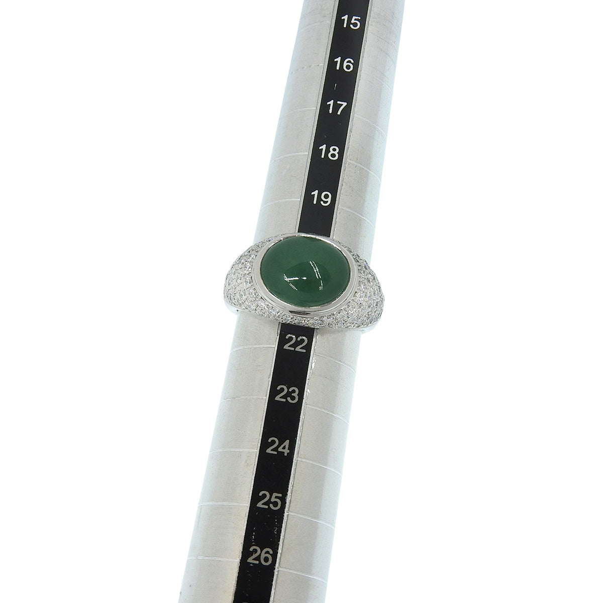 翡翠戒指 H6.87/D1.30 Pt900铂金