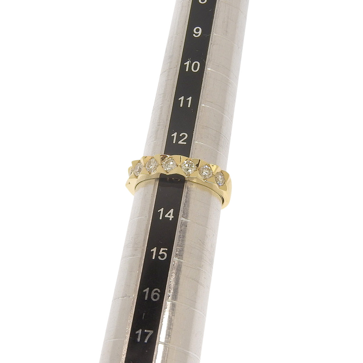 钻石戒指，钻石，D0.68，K18黄金，YG，7PD