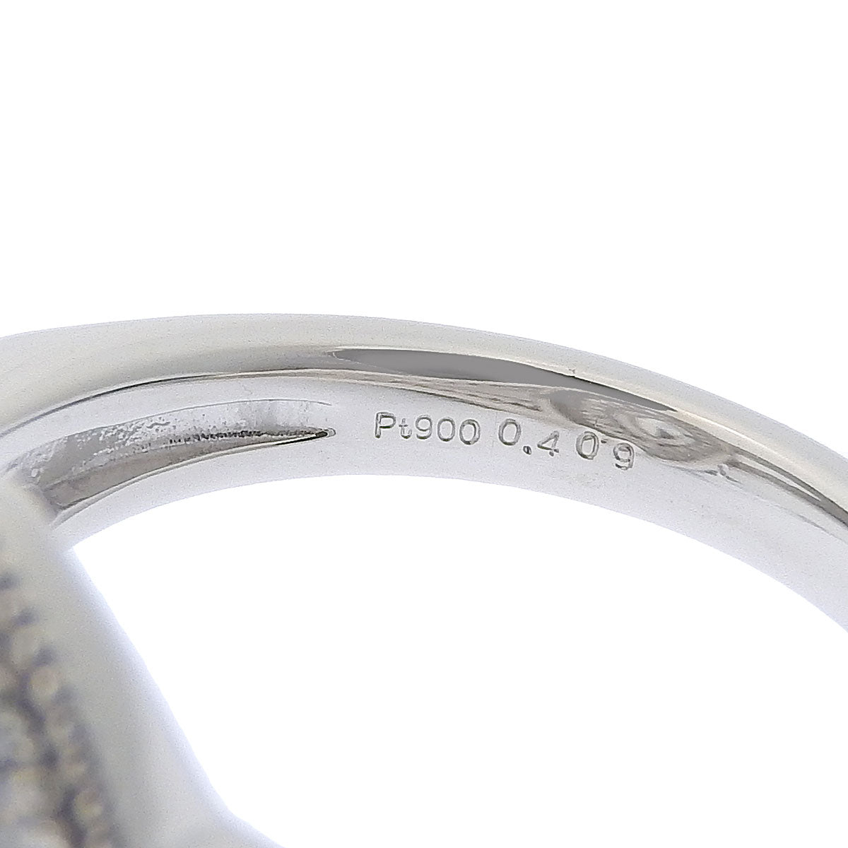 マーキースカット ダイヤリング D0.409,0.60 プラチナ Pt900