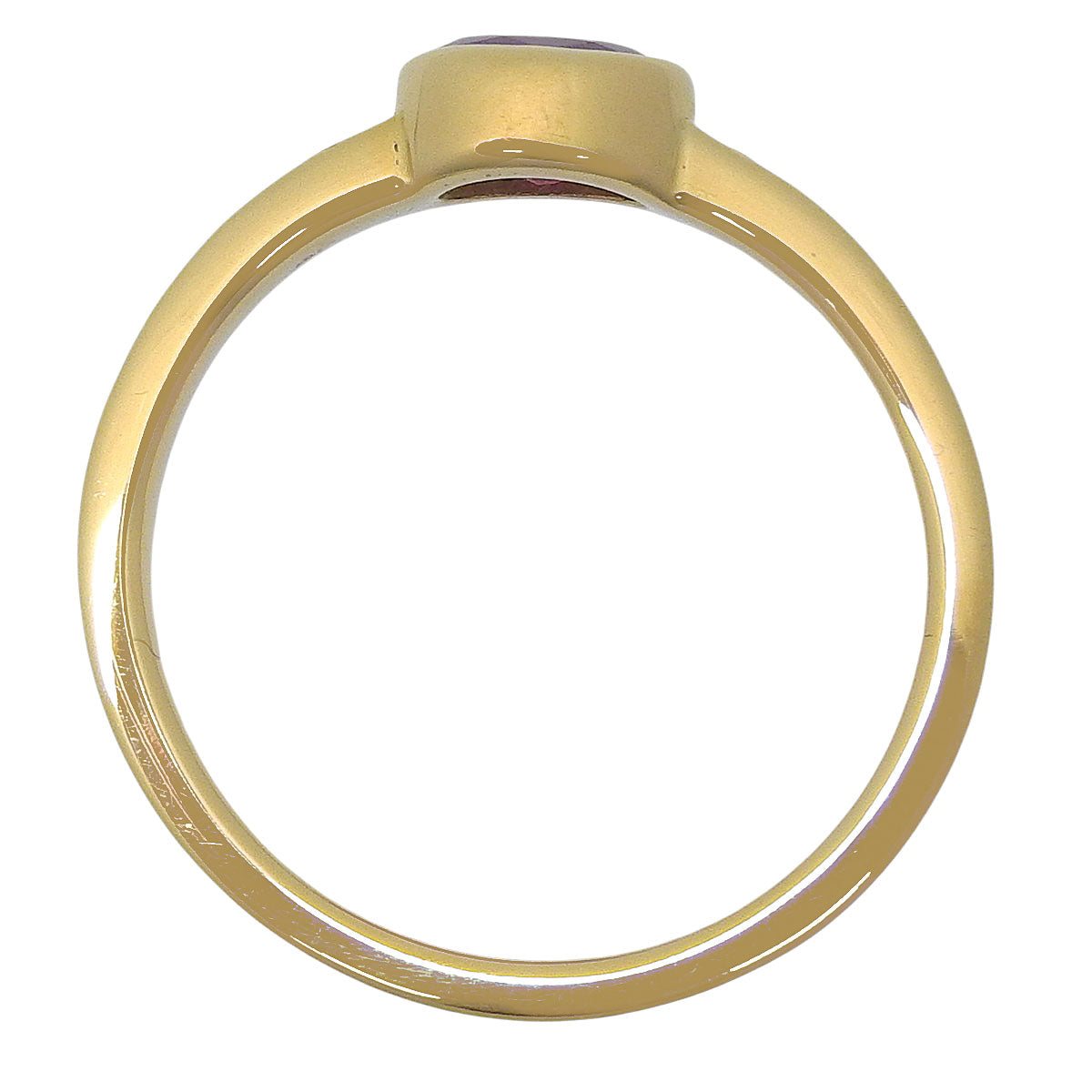 红宝石钻石戒指 R0.78/D0.13 K18 黄金 YG