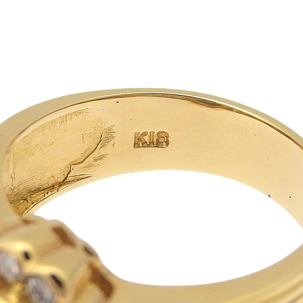 蓝宝石钻石戒指，蓝宝石/钻石，S3.68/D1.26，18K黄金，YG