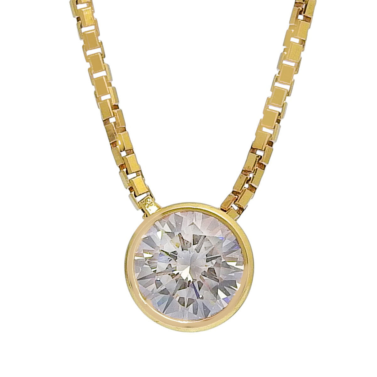 Diamond Necklace D0.60 K18 Yellow Gold YG