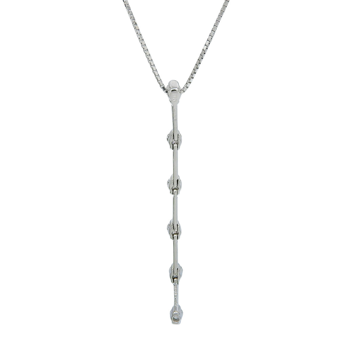 Diamond Necklace 0.50 Carat, 18K White Gold