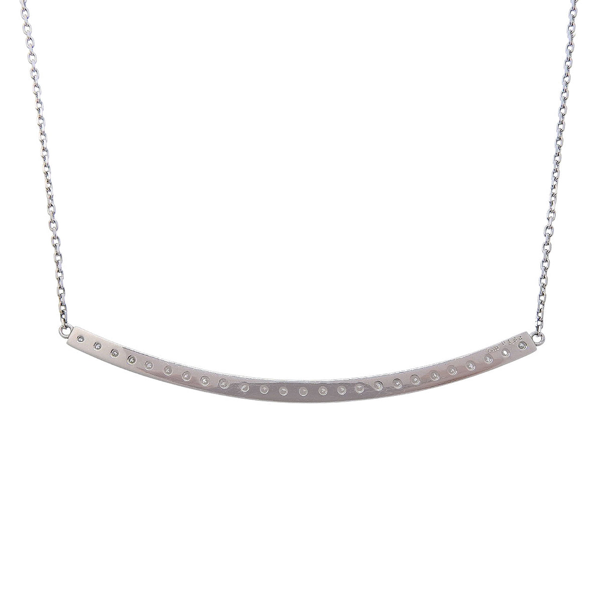 Diamond Necklace, 1.83 carats, Pt900/Pt850 Platinum