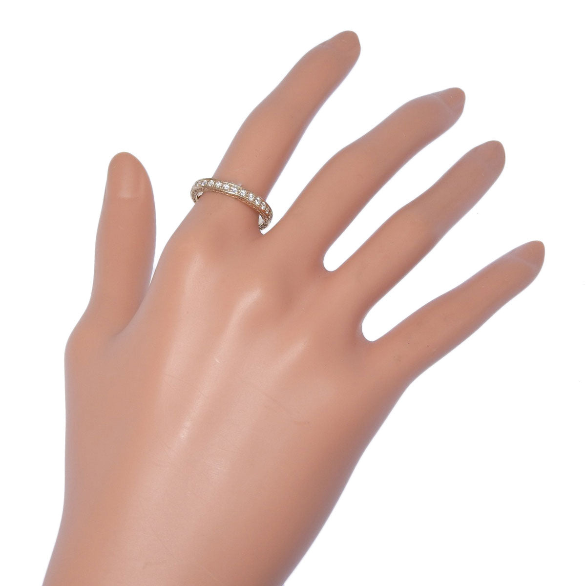 Full Eternity Diamond Ring, 1.03 carats, 18K Pink Gold (PG)