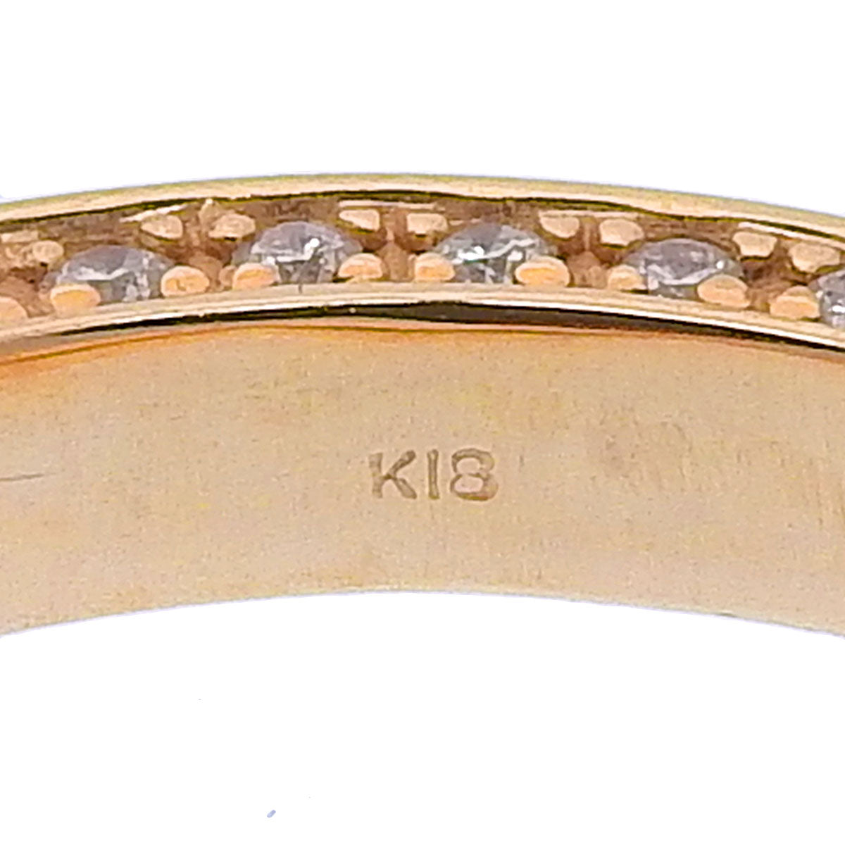 フルエタニティ ダイヤモンド リング D1.03 K18 ピンクゴールド PG