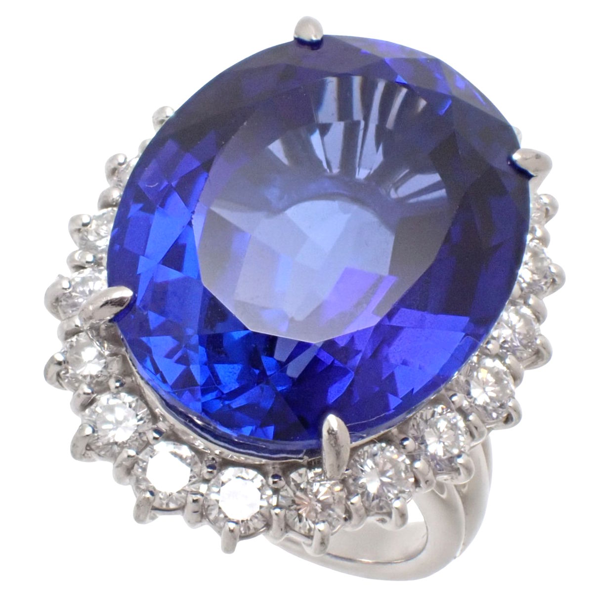 タンザナイト ダイヤモンド リング TZ20.50/D1.84 プラチナ Pt900