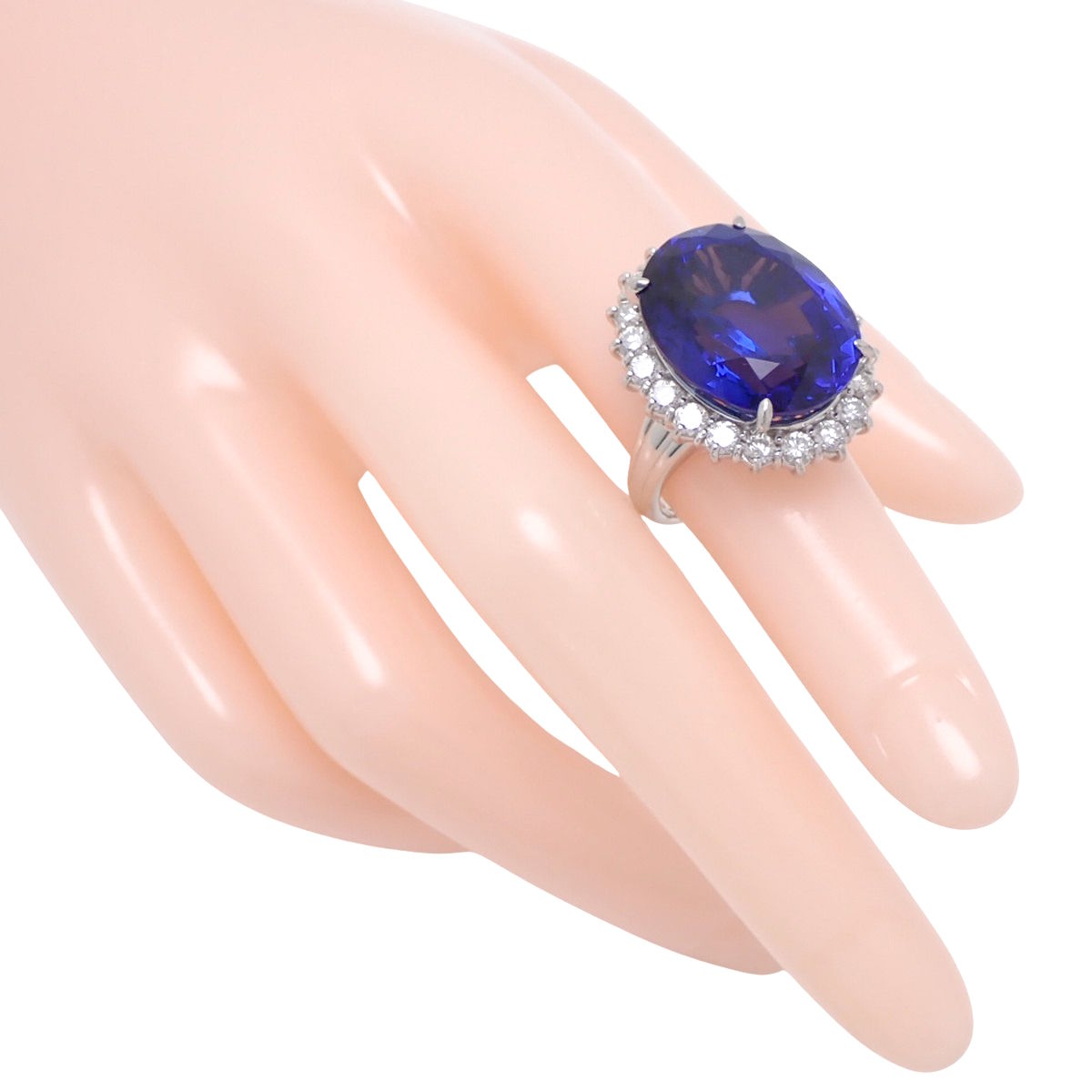 タンザナイト ダイヤモンド リング TZ20.50/D1.84 プラチナ Pt900